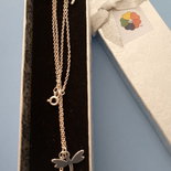 Collana Libellula Gioielli Boho Vintage &ndash; Ottone Oro/Antique/Silver Con Cristalli