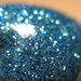CIONDOLO HEARTS 2 - azzurro con glitter argento azzurro e blu + charm - atossico e nichel free