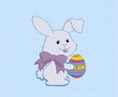 Coniglietto di Pasqua, ricamo digitale, DOWNLOAD ISTANTANEO