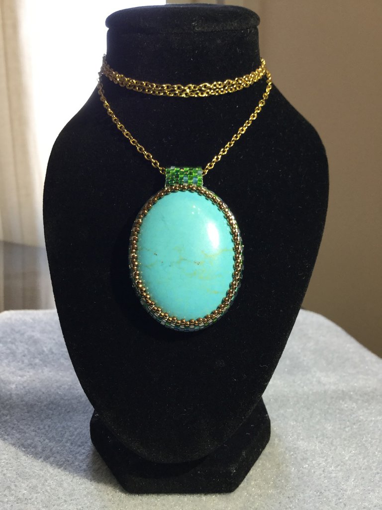 Ciondolo Turchese Burattato E Argento 925 - Ciondoli Turchese - Gioielli Turchese - Turchese - Foto 10