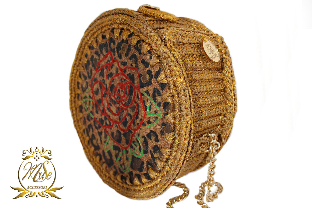 Aolaso Borsa In Sughero Vegano Donna - Piccola Tracolla Crossbody Con Scomparti Per Carte E Cerniera, Ecologica, 19,5x11,5x5 Cm