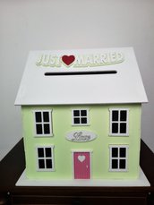 casetta porta buste matrimonio - wedding money house