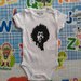 JIMI HENDRIX body bebe, dipinto a mano, body personalizzati per bambino e bambina, vestiti neonato
