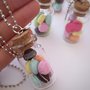 Collana con ciondolo bottiglina Macarons