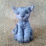 Miao! Gatto in fimo, miniatura Sphynx