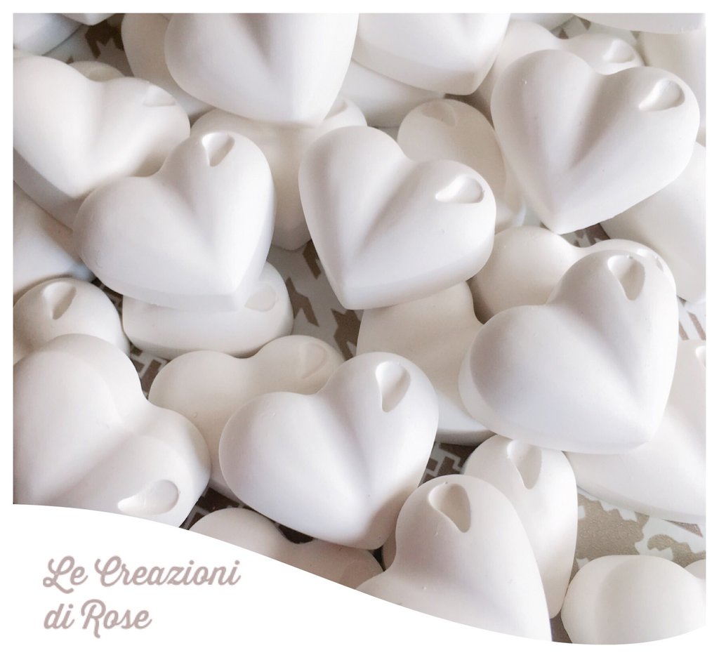 Gessetti Bianchi a Forma di Chiave con Cuore profumati per