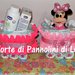 Torta di pannolini Pampers Treno trenino Minnie - Idea regalo nascita battesimo baby shower