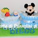Torta di pannolini Treno trenino grande Pampers + Topolino - Idea regalo nascita battesimo baby shower