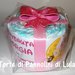 TORTA di PANNOLINI Pampers + NOME DEDICA PERSONALIZZABILE pacco regalo fiocco idea regalo nascita battesimo