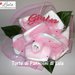 Torta di Pannolini Pampers baby dry bouquet FIORI mazzo rosa nascita battesimo