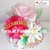 Torta di Pannolini Pampers baby dry bouquet FIORI mazzo rose nascita battesimo