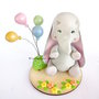 Cake topper Dumbo elefantino nascita battesimo compleanno 