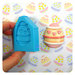 Stampo in silicone Uovo Pasqua Big 4,9x4,2cm decorazione cuori