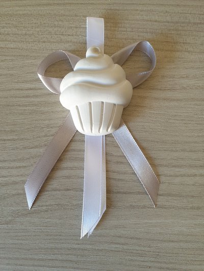 Segnaposto in gesso forma dolcetto Segnaposto in gesso forma dolcetto