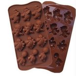 Stampo in Silicone a Dinosauro - Gessi - Fondente - Decorazione Torte - Cioccolato - Sapone - Resina