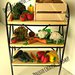 Mobile Dollhouse 1:12 - Casa delle bambole miniatura - verdure, ortaggi, dispensa: peperoni, cavolfiore, patate, broccoli, pomodori, carote, melanzane e insalata