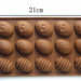 Stampo in Silicone 15 Uovo di Pasqua - Gessi - Fondente - Decorazione Torte - Cioccolato - Sapone - Resina
