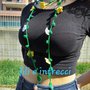 Collana uncinetto con fiori / Collana allattamento / Coroncina uncinetto / scarf