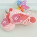 Scarpine a ballerina neonata * cotone e uncinetto * neonato portafortuna scarpe 