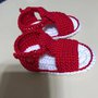 Sandaletti realizzati a mano per neonati