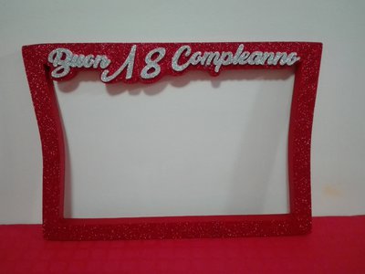 Cornice Gonfiabile Per Selfie – Buon Compleanno – 71 X 51 Cm – Accessorio Per Feste In PVC