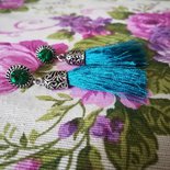 Orecchini pendenti con nappina - Gioielli - Bracciali e cavigliere ... | su