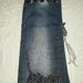 Borsa jeans con borchie