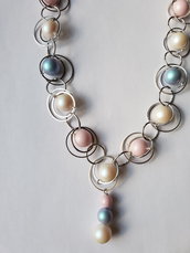 Collana Circles & Pearls