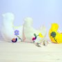 Schema Ochette contenitore- animali di pezza - Ochette per Pasqua - Papere - decorazioni