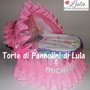 Torta di Pannolini Pampers Carrozzina Culla idea regalo baby shower nascita battesimo