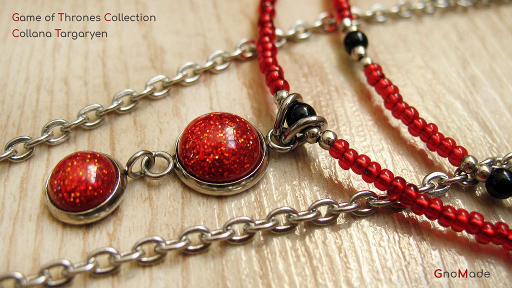 Collier Game Of Thrones - Le Trône De Fer - Gadget Collector Argenté - Neuf Avec Petits Défauts