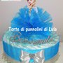 Torta di Pannolini principessa ELSA BIANCANEVE ecc femmina Pampers Baby Dry idea regalo nascita battesimo baby shower