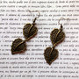 Orecchini Bronze Leaves