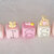 cake topper cubi con orsetti in scala di rosa CURICINI - 7 cubi 7 lettere bimba