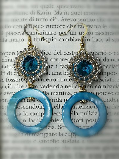 "SERENELLA" orecchini azzurri "SERENELLA" orecchini azzurri