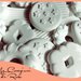 Gessi 200 gessetti profumati segnaposto biscotti pandistelle comunione matrimonio Cresima 