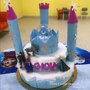 Torta scenografica Frozen Castello -gomma crepla