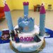 Torta scenografica Frozen Castello -gomma crepla