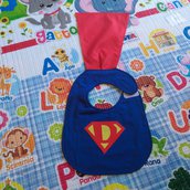 Bavaglino SUPERMAN, bavaglini Fumetti Marvel, impermeabili, personalizzati, regalo originale per il bebé