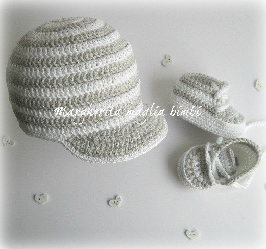 Hstyle Cappello Con Visiera Per Bambino 2-8 Anni – Unisex, Regolabile Con Velcro, Leggero, Protezione Solare