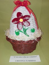 Uovo contenitore di carta