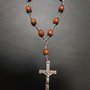 Decina rosario 11 grani in legno