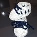 Scarpette scarpine crochet neonato bebè  COTONE 100%