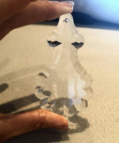Gocce o pendagli, ricambi per lampadari in vetro, trasparente, 5 cm