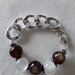 Bracciale argento con perle