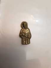 Calamite magnete in ottone. San Francesco d'Assisi 