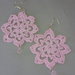 Orecchini "Crochet" rosa