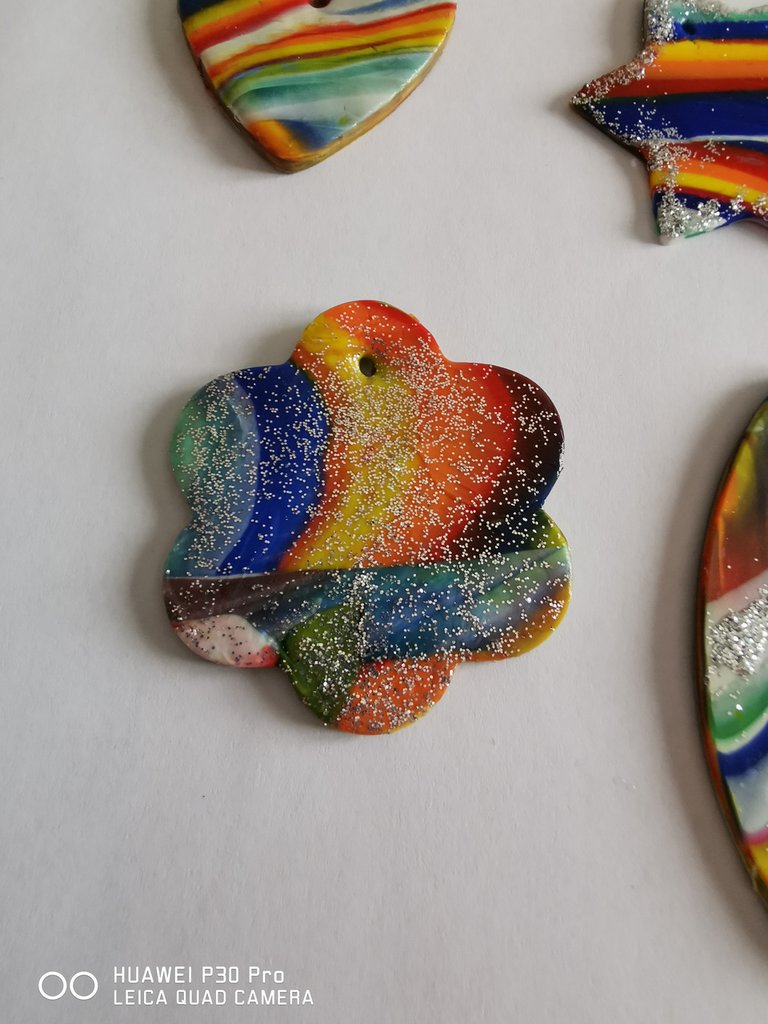 25 Ciondoli A Forma Di Zampa Di Cane Color Arcobaleno In Lega - Per Collane, Bracciali E Bijoux Fai Da Te - 5
