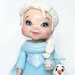 Cake topper Frozen Elsa e Olaf per nascita battesimo compleanno bimba