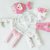 Pesci, cuori e fiocchi per decorare la cameretta di Emma con il suo nome in stoffa imbottito sulle tonalità del rosa: un'idea regalo originale e personalizzata per la sua nascita o compleanno